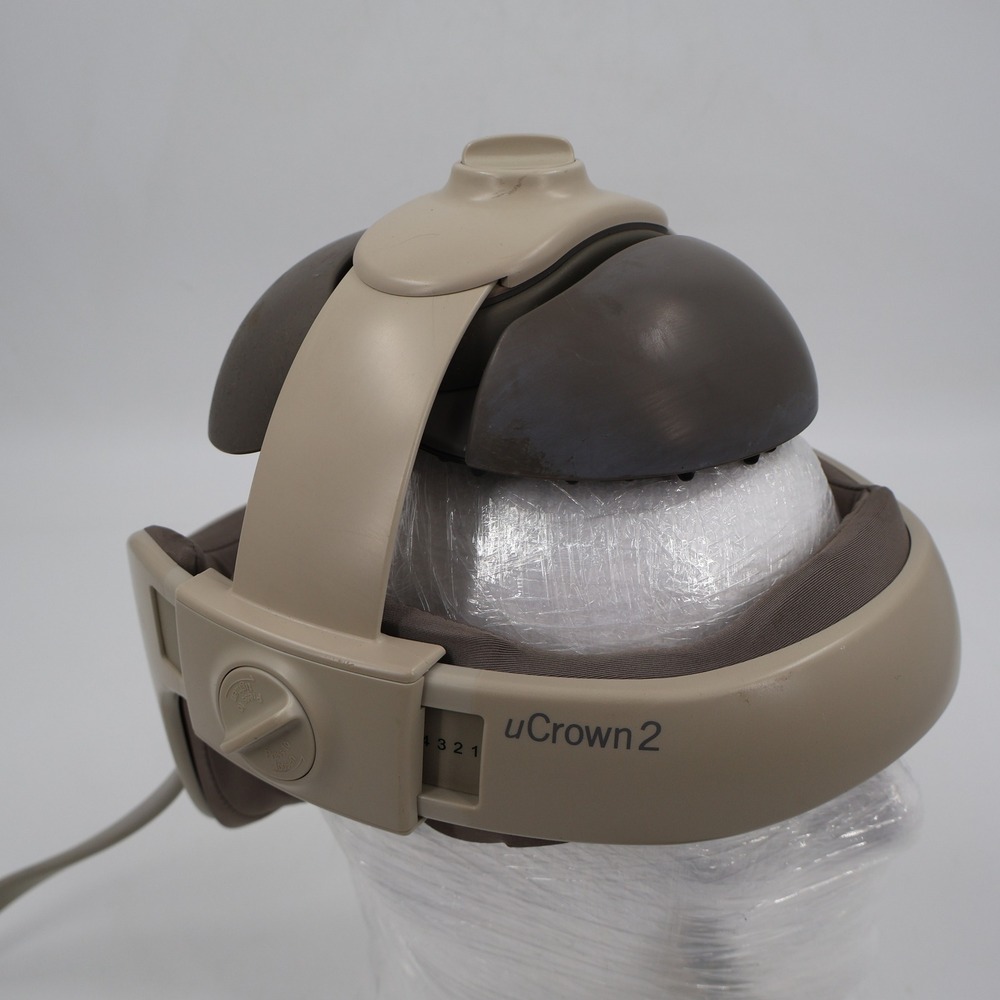 OSIM uCrown 2 Head Massager Unisex OS Beige Brown Heat Vibration Music Tested